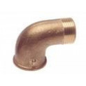 Codo Latón 90º 1" Macho Hembra TH-92, accesorio roscado