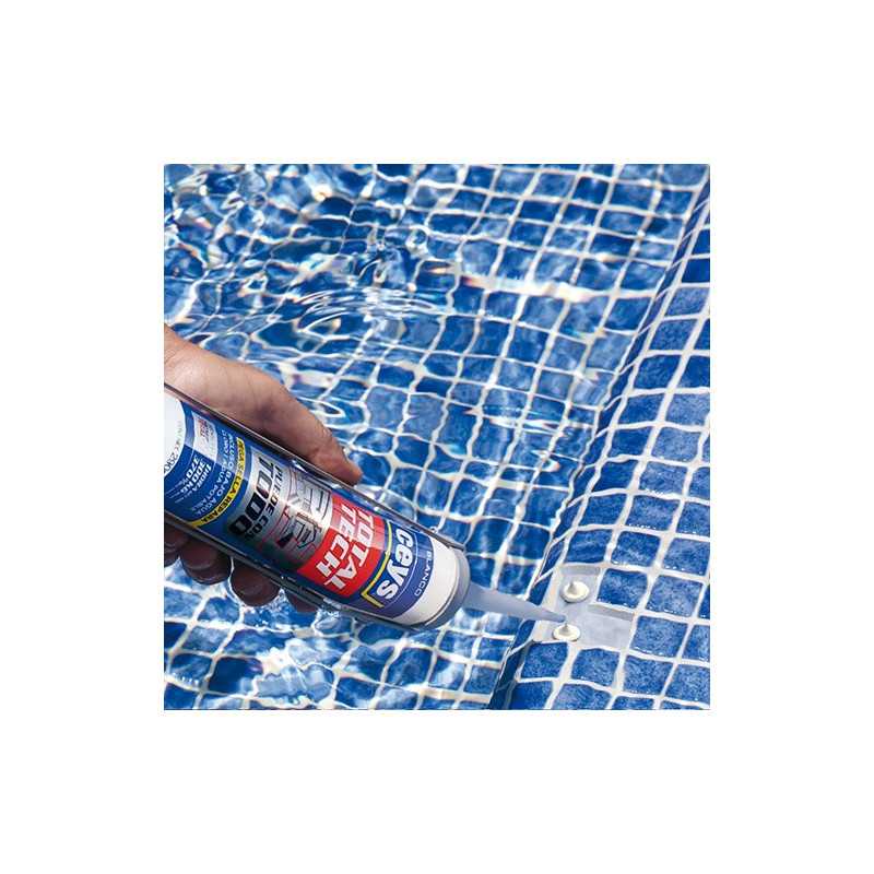 Ceys Adhesivo Sellador Blanco 290ml para Superficies Húmedas