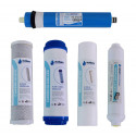 Filtros y membrana Osmosis Inversa 75 GPD