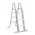 Escalera para piscina elevada de 3 peldaños sin plataforma