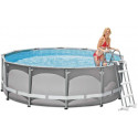 Escalera para piscina elevada de 3 peldaños sin plataforma