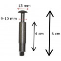 Anclajes para cobertor piscina 10mm inoxidables, 25 unidades