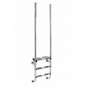 Escalera Luxe 4 Peldaños Inoxidable para Piscinas
