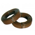 Bobina 100M Goteo 16mm Marrón para Riego Eficiente