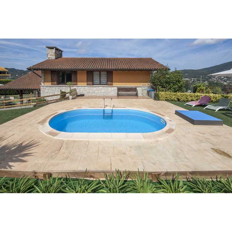 Piscina ovalada MADAGASCAR 700x320x150 cm