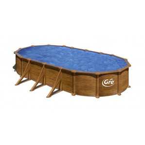 Piscina Ovalada Mauritius 730x375x132cm con accesorios - Gre