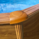 Piscina Redonda Madera Ø460x132cm - Incluye Accesorios