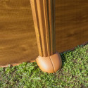 Piscina Redonda Madera Ø460x132cm - Incluye Accesorios