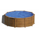 Piscina Redonda Madera Ø460x132cm - Incluye Accesorios