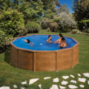 Piscina Redonda Madera Pacific Ø460x120cm con Accesorios