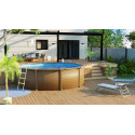 Piscina Redonda Madera Pacific Ø460x120cm con Accesorios