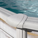 Piscina Acero Finlandia Ø240x120cm con filtro y escalera