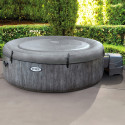 Spa Intex 4p con panel inalámbrico, LED y reposacabezas