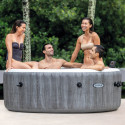 Spa Intex 4p con panel inalámbrico, LED y reposacabezas