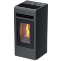 Estufa Cayenne 10 KW Pellets Gris con diseño elegante