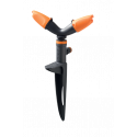 Aspersor 2 chorros rotativo con pica para riego eficiente