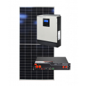 Kit Solar 3KW: Paneles, Inversor, Batería y Accesorios