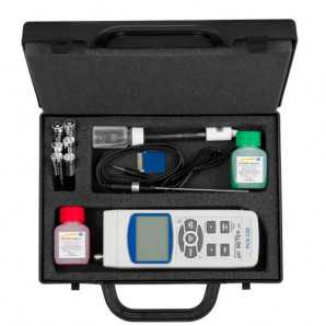 pH-metro PCE-228-Kit con pantalla LCD y accesorios
