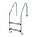 Escalera AISI 304, 2 Peldaños para Piscina