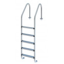 Escalera de 5 peldaños para piscina enterrada