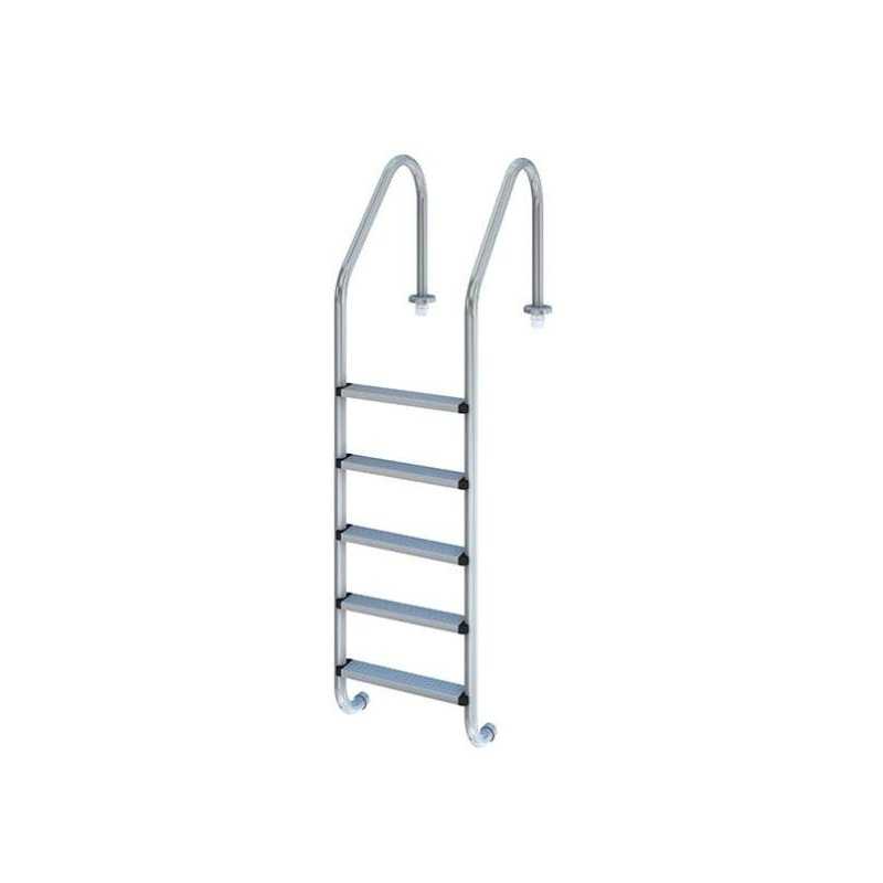 Escalera de 5 peldaños para piscina enterrada