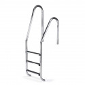 Escalera Standar Asimétrica 3 Peldaños Aisi 304