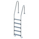 Escalera Piscina Enterrada Aisi 304, 5 Peldaños