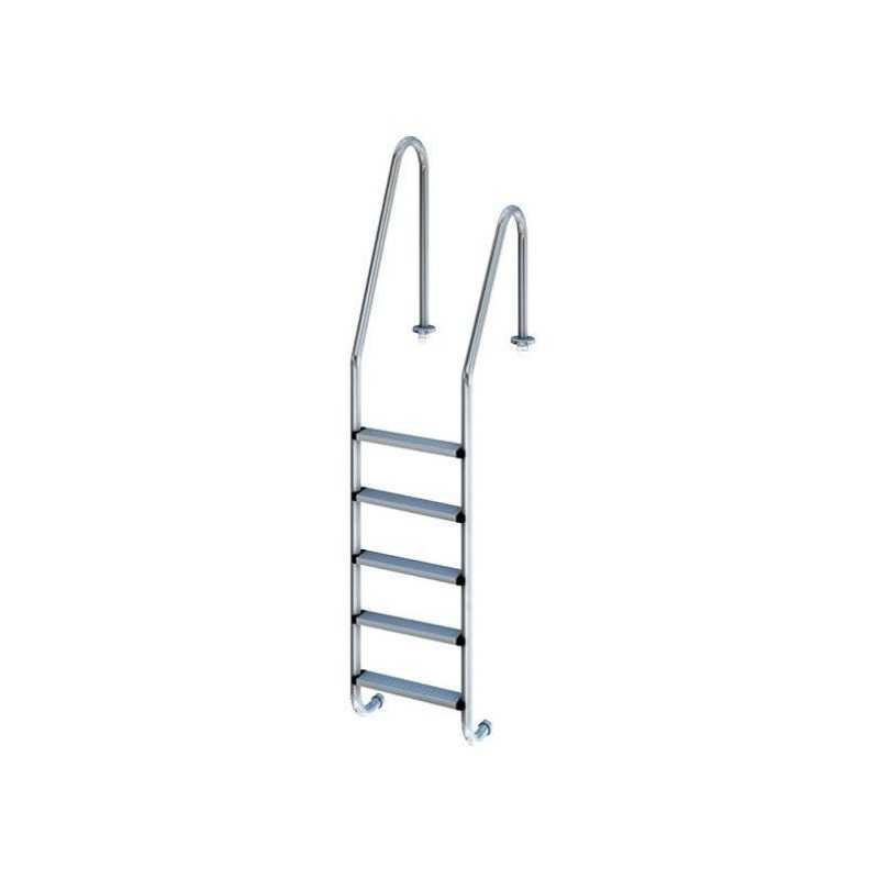 Escalera Piscina Enterrada Aisi 304, 5 Peldaños
