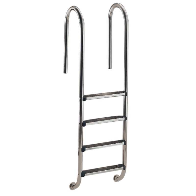 Escalera Mod. Muro 4 Peldaños Piscina AISI 304
