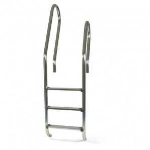 Escalera Mixto Asimétrico 4 Peldaños Piscina AISI 316