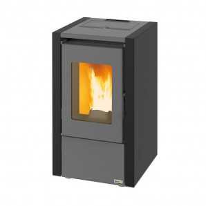 Estufa Terra Basic De Aire Caliente 6,4 KW Color Negro