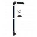 Kit Instalación Estufas Pellet Tubo Negro 80mm
