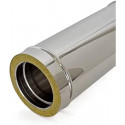 Tubo Doble Pared 200mm x 1m con aislante