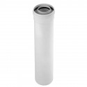 Tubo Coaxial de Humos 60/100mm 50cm Macho-Hembra