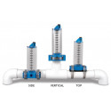 Caudalímetro vertical 2" 9,5-31 m3/h, fácil mantenimiento