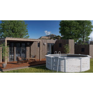 Piscina Acero Finlandia Ø300x120cm - Kit Completo Gre
