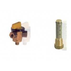 VALVULA 3 VIAS 1/4" ROSCA MACHO -SALIDA 1/8"R.H