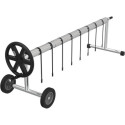 Enrollador telescópico para cubierta de piscina de hasta 6,50m de ancho con tubo de 80mm