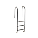 Escalera Muro 3 Peldaños AISI 316 - Piscina