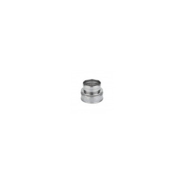 Adaptador 80mm Simple a Doble Pared