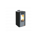 Estufa Terra Pellet 9 KW Negro Fundición