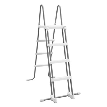 Escalera Intex para piscina elevada 3 peldaños con plataforma 28076