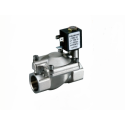 Electroválvula NC 1/2", latón y acero inoxidable