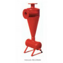 Hidrociclón 2 1/2" Brida Riegorama en acero al carbono