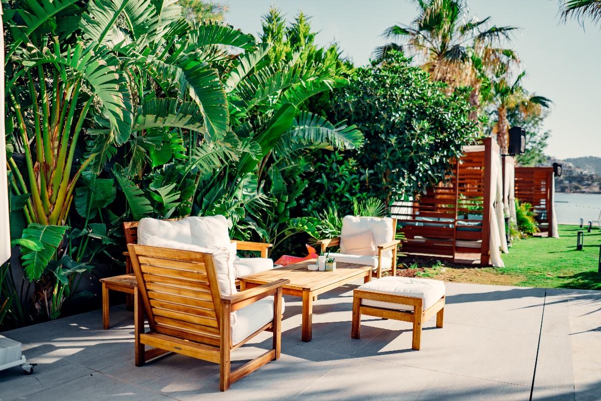 El sillón de ratán será ideal para amueblar jardínes, terrazas o interiores