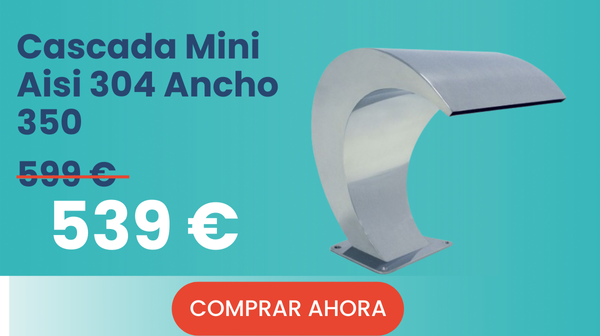 Cascada Mini Aisi 304 Ancho 350