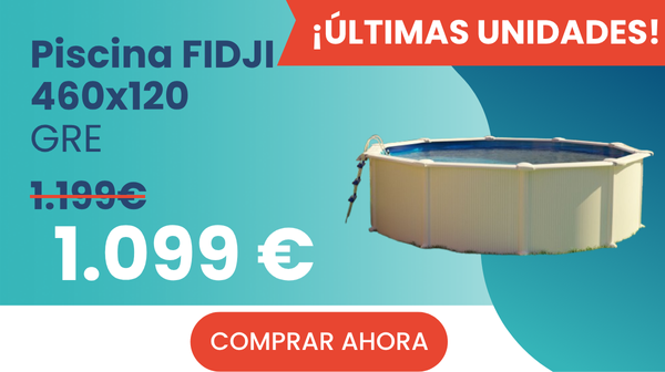 Piscina Acero Blanco Fidji Redonda 460 X 120cm - Gre