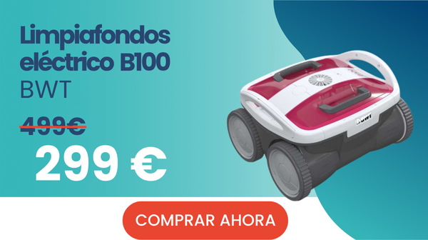 Robot Limpiafondos Eléctrico Para Suelo Piscina B100 - BWT