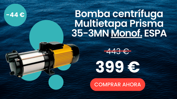 Bomba Centrífuga Multietapa Prisma 35-3MN - Monofásica 1cv - ESPA