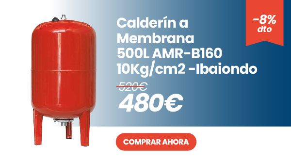 Calderín a Membrana 500L AMR-B160 10Kg/cm2 - Ibaiondo